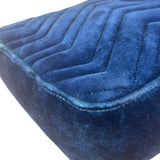 Gucci GG Blue Velvet Marmont Shoulder Bag