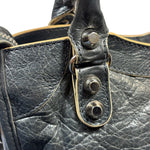 Balenciaga Charcoal Le City Small Two-Way Bag