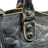 Balenciaga Charcoal Le City Small Two-Way Bag