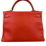 Hermes Coral-Red Epson Casaque Togo Kelly 32