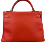 Hermes Coral-Red Epson Casaque Togo Kelly 32