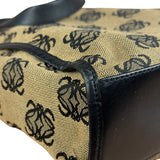 Loewe Vintage Canvas Anagram Zip Tote Bag