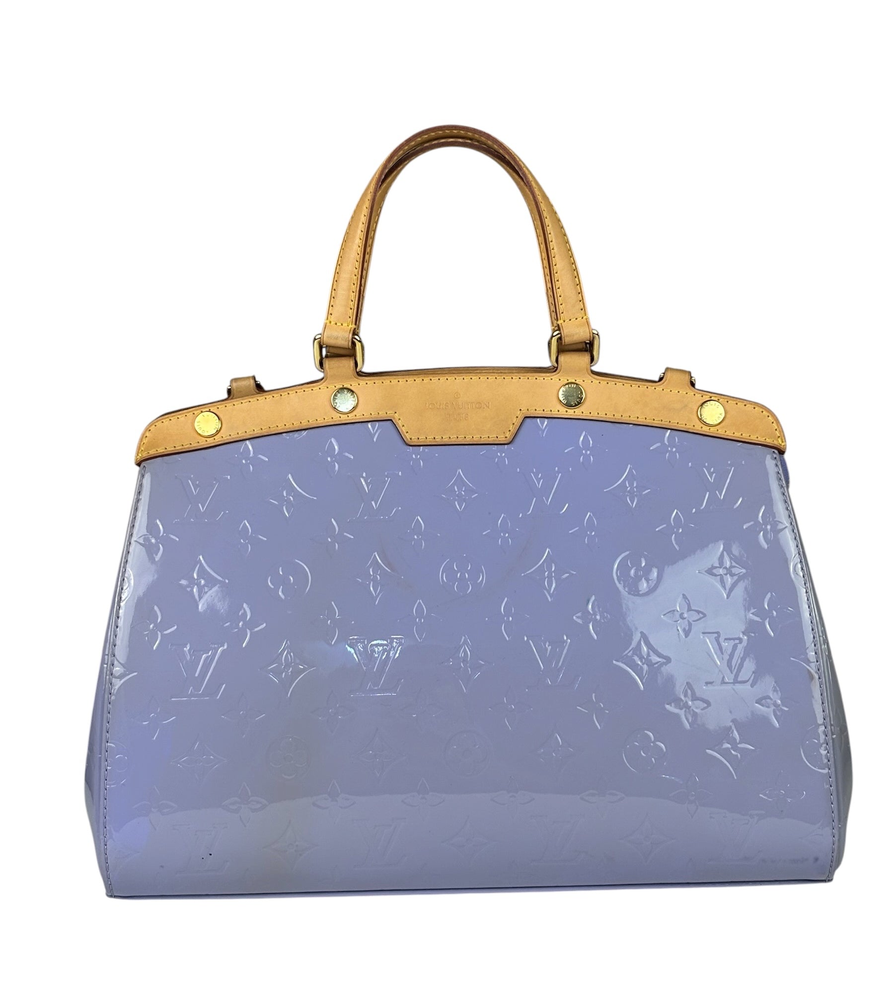 Louis Vuitton Lilac Vernis Monogram Brea Two-Way Bag