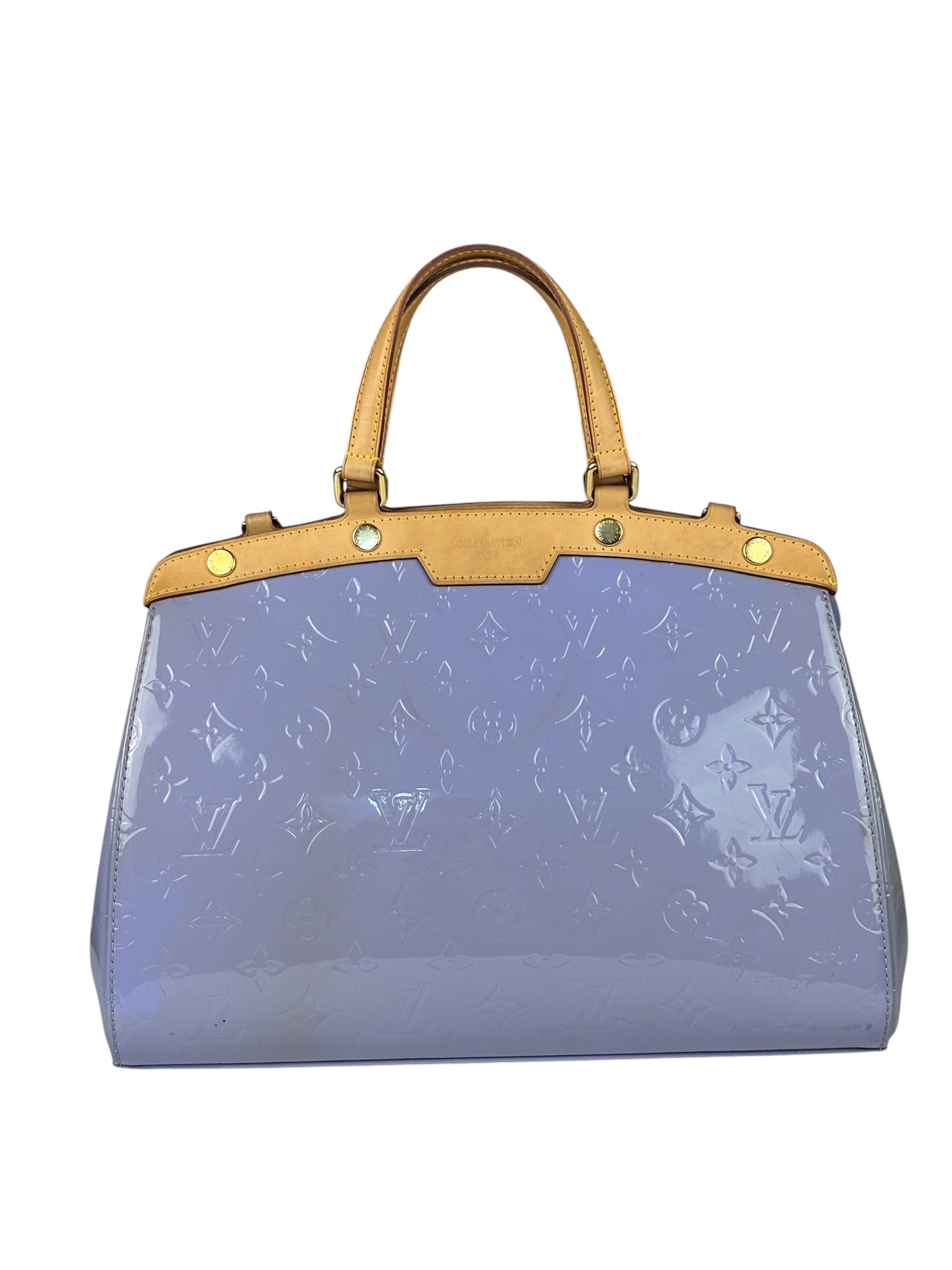 Louis Vuitton Lilac Vernis Monogram Brea Two-Way Bag