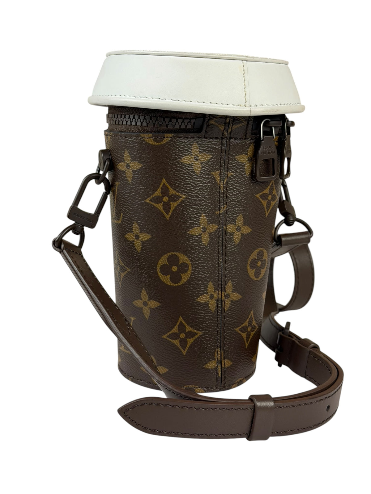 Louis Vuitton Limited Edition Monogram Coffee Cup Shoulder Bag