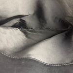 Chanel Black Leather Front Pocket Chain Tote 1998