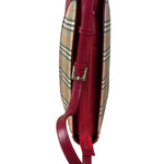 Burberry Brown/Beige House Haymarked Shoulder Bag