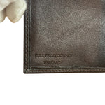 Yves Saint Laurent Vintage Brown Leather Long Bifold Wallet