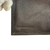 Yves Saint Laurent Vintage Brown Leather Long Bifold Wallet