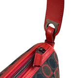Salvatore Ferragamo Multicolor Leather Trim Monogram Gancini Pochette