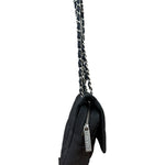Chanel Black Nylon Chocolate Bar Chain Flap Bag 2002