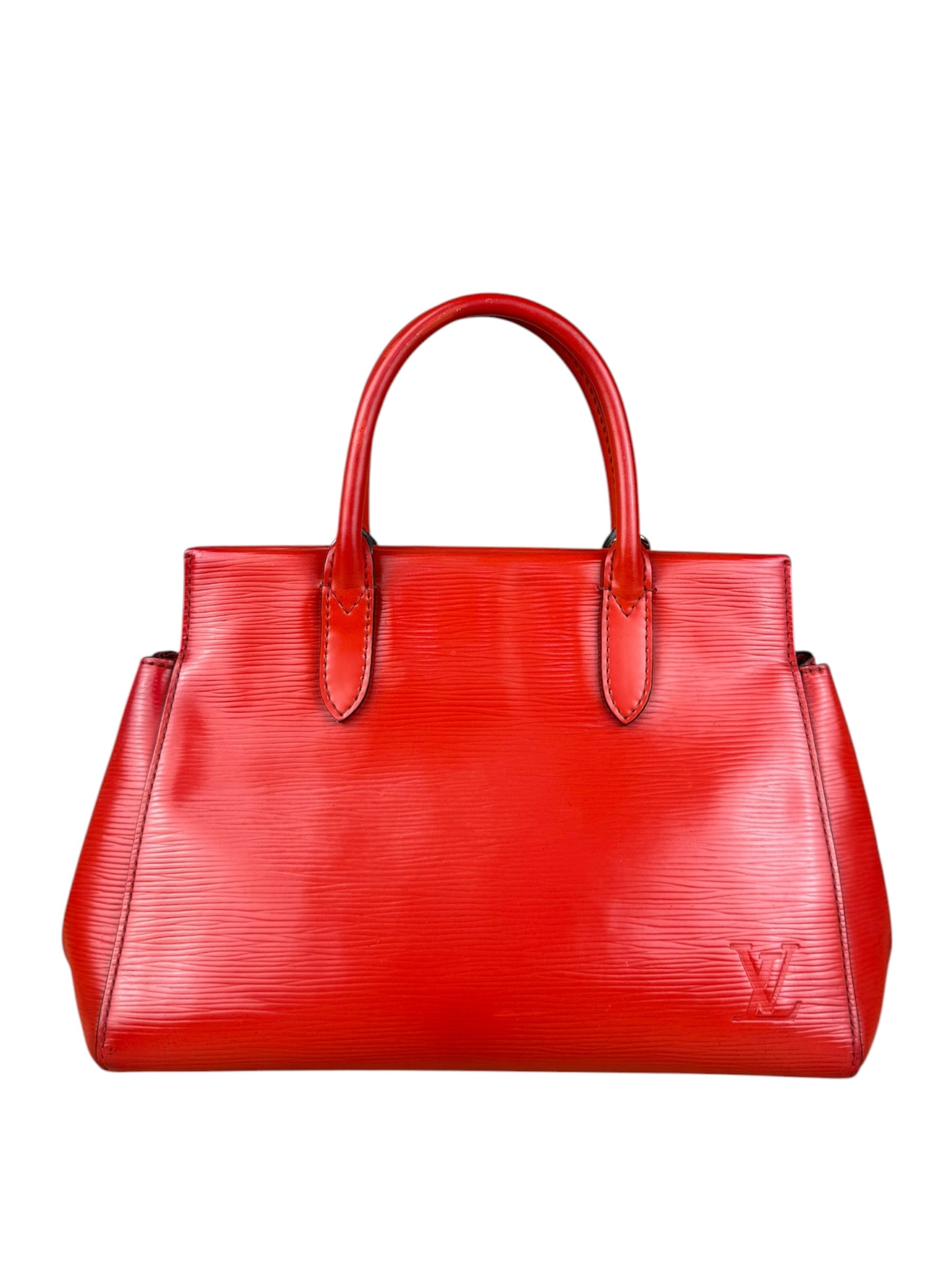 Louis Vuitton Red Epi Marly BB Handbag (No Strap)
