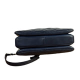 Chanel Navy Quilted Lambskin Small Trendy Flap Bag