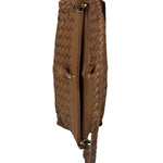 Bottega Veneta Brown Woven Intrecciato Pochette
