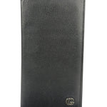 Gucci GG Black Leather Marmont Long Wallet