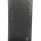 Gucci GG Black Leather Marmont Long Wallet