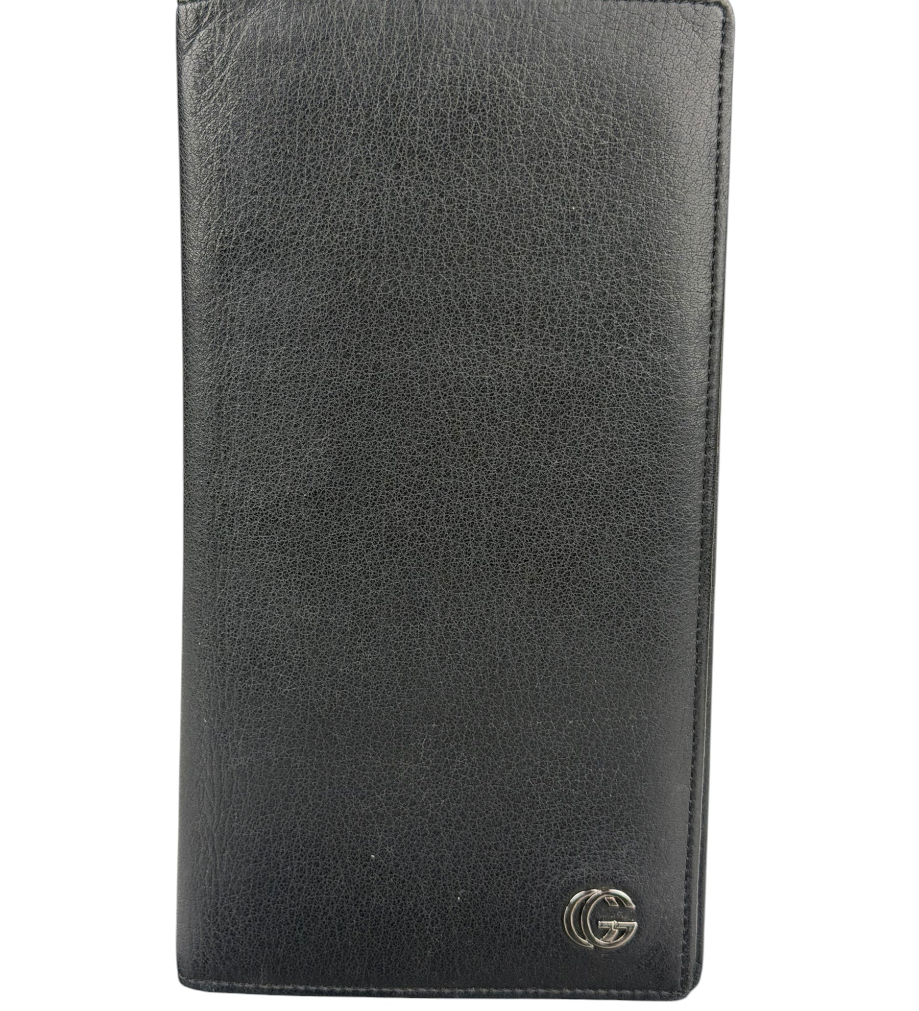 Gucci GG Black Leather Marmont Long Wallet