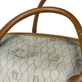 Christian Dior Vintage Honeycomb Zip Tote