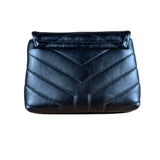 Saint Laurent Loulou Black Leather Shoulder Bag