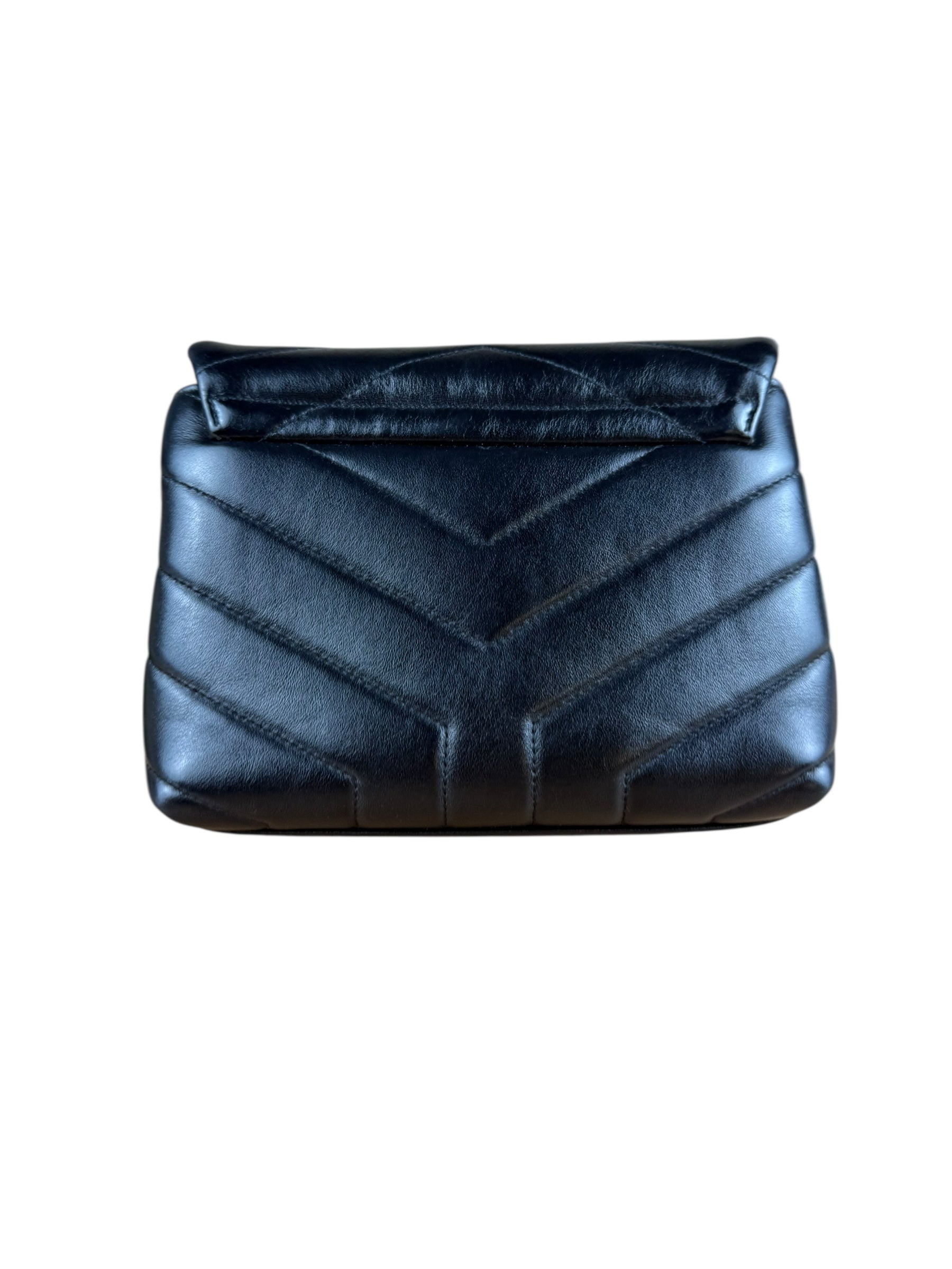Saint Laurent Loulou Black Leather Shoulder Bag