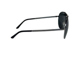 Versace Pilot 2164 Black-Silver Tone Sunglasses