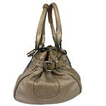 Chloe Bronze Leather Paddington Shoulder Bag