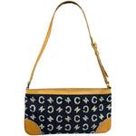 Celine Navy Denim/Leather Trim C Macadam Pochette