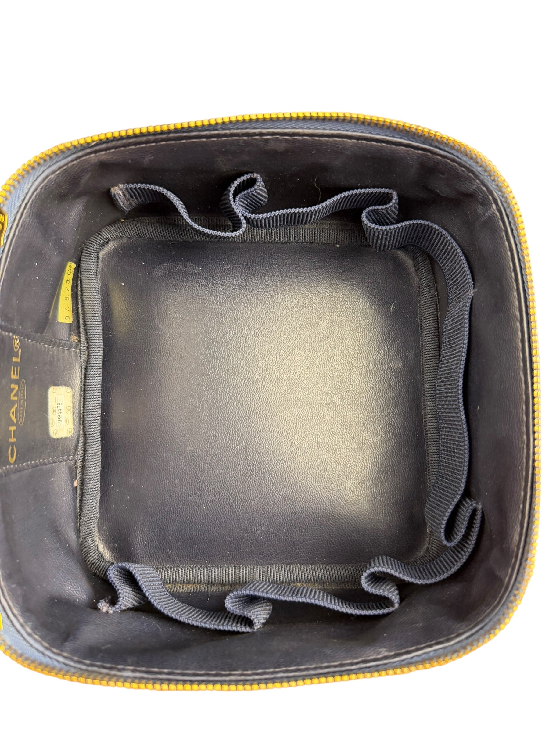 Chanel Denim Vanity Case Handbag 1997