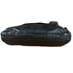 Bottega Veneta Black Intrecciato Leather Flap Messenger Bag