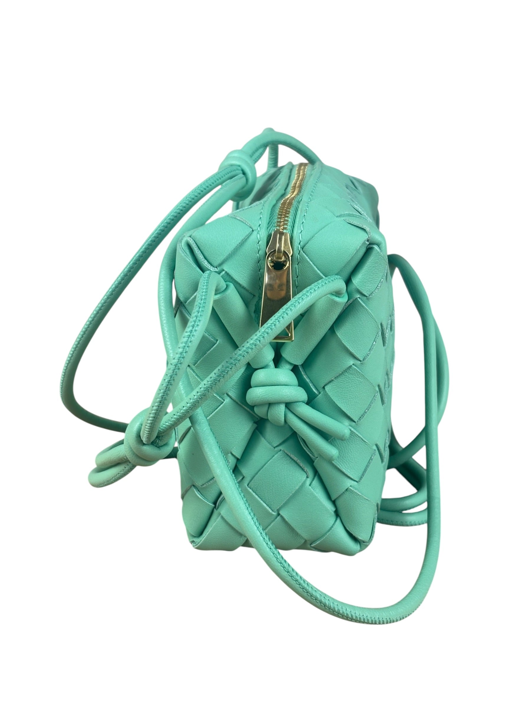 Bottega Veneta Mint Mini Loop Camera Bag