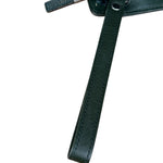 Burberry Dark Green Saffiano Leather Clutch