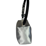 Alexander Wang Silver Satin Heiress Pouch