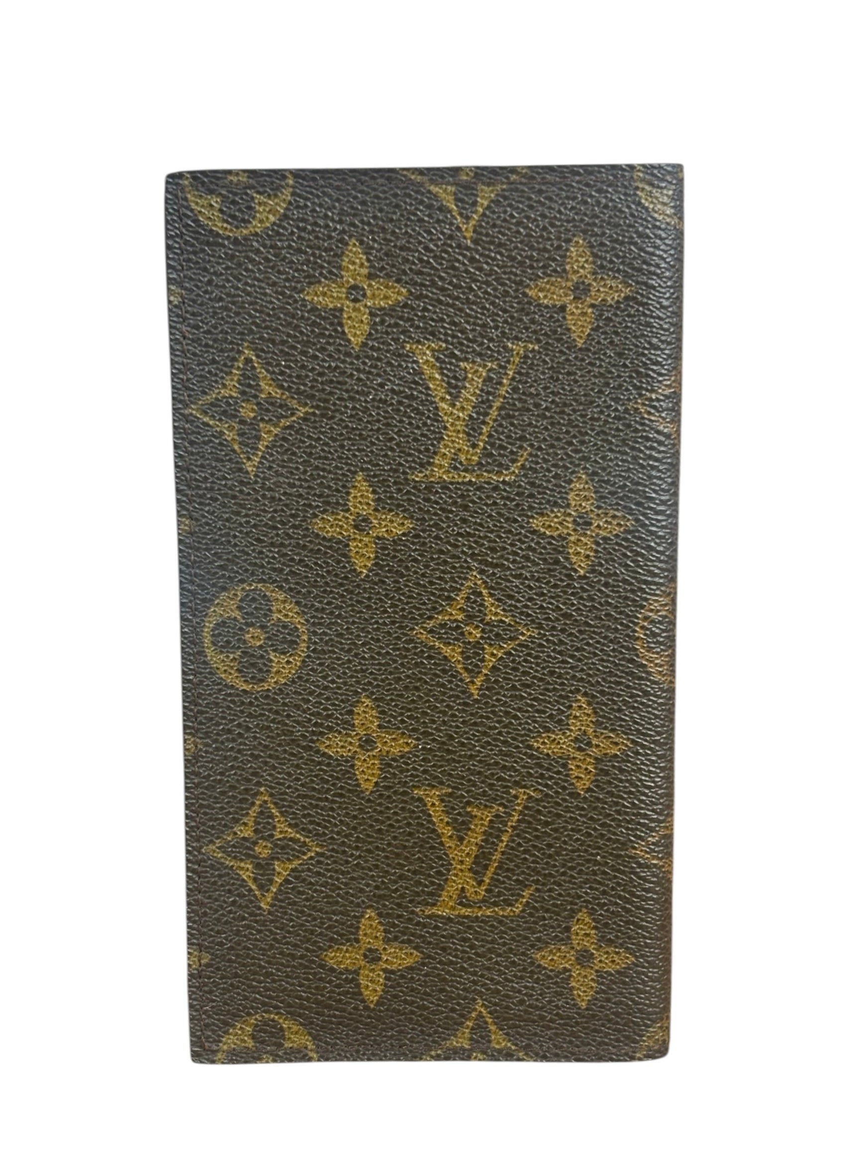Louis Vuitton Vintage Leather Monogram Bifold Long Wallet
