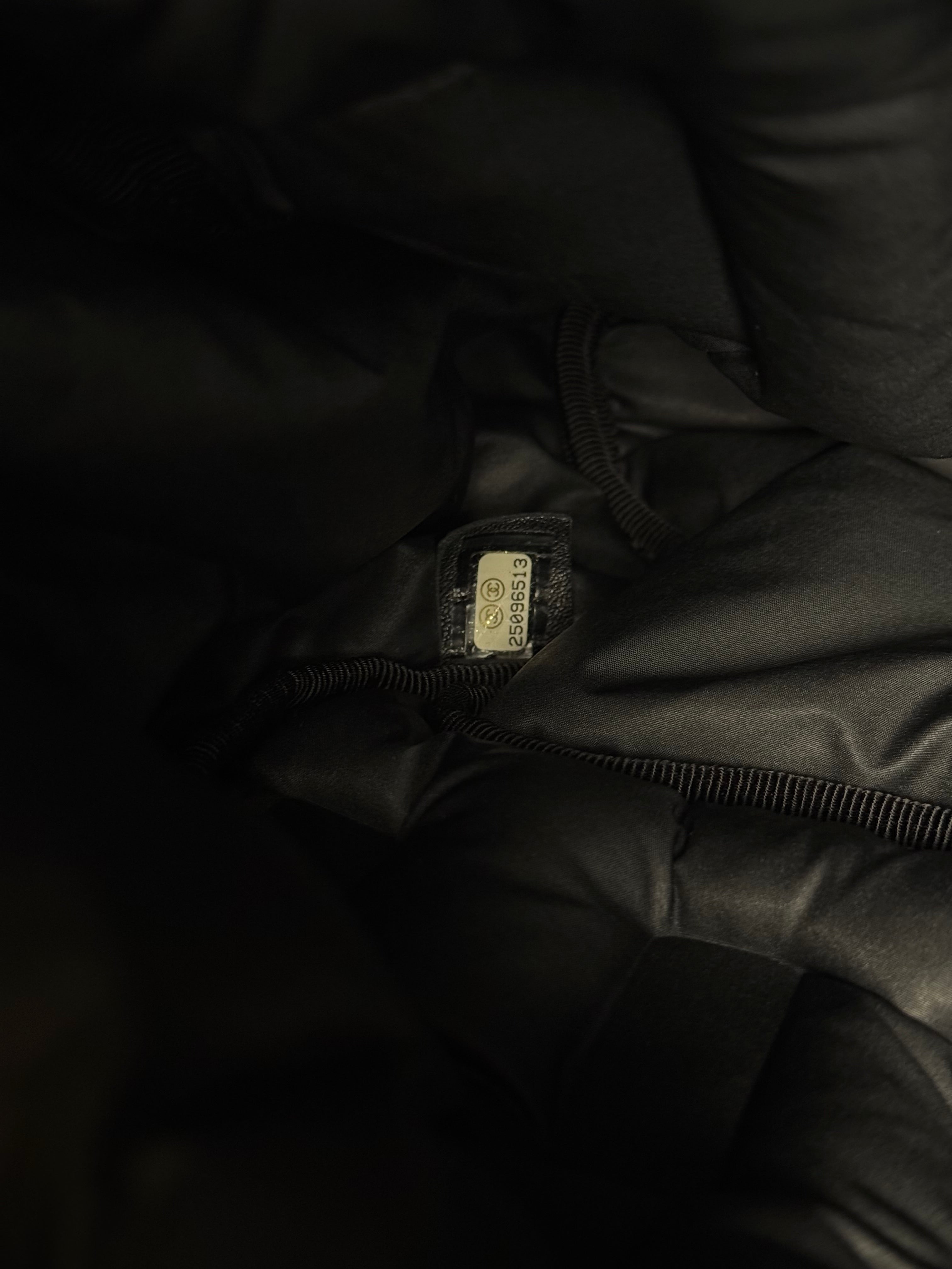 Chanel Black Nylon Puffer Doudoune Backpack 2018