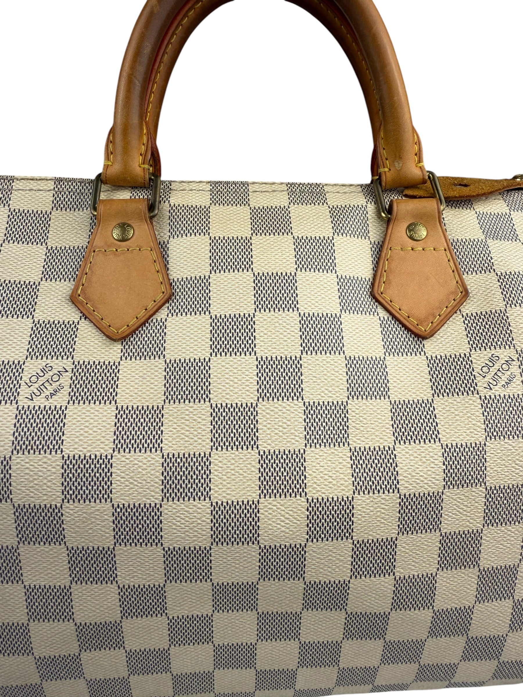 Louis Vuitton Damier Azur Speedy Hand Bag