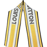 Louis Vuitton LV Essential Logo Scarf Yellow Wool