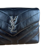Saint Laurent Loulou Black Leather Shoulder Bag