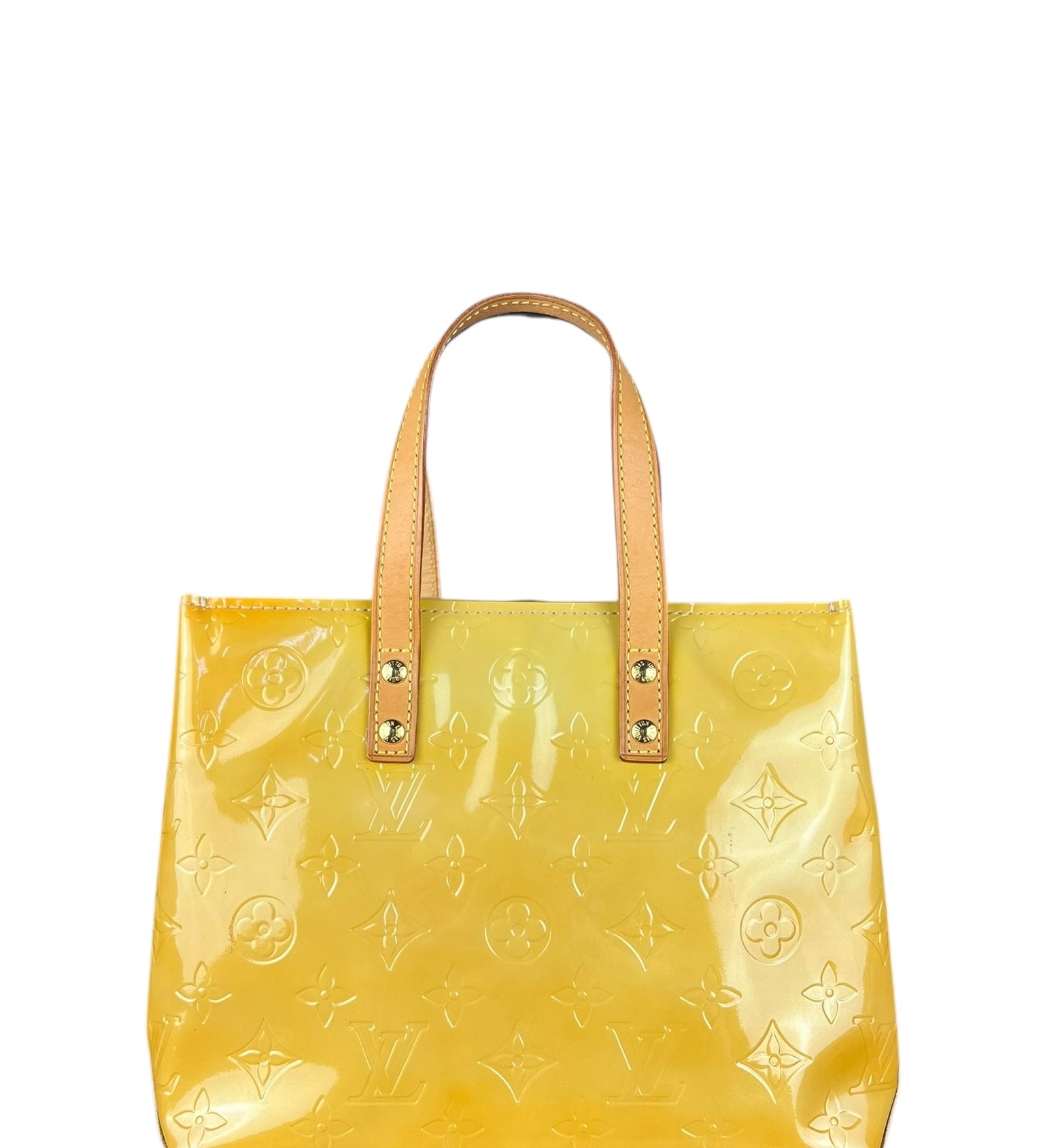 Louis Vuitton Monogram Vernis Reade PM Yellow