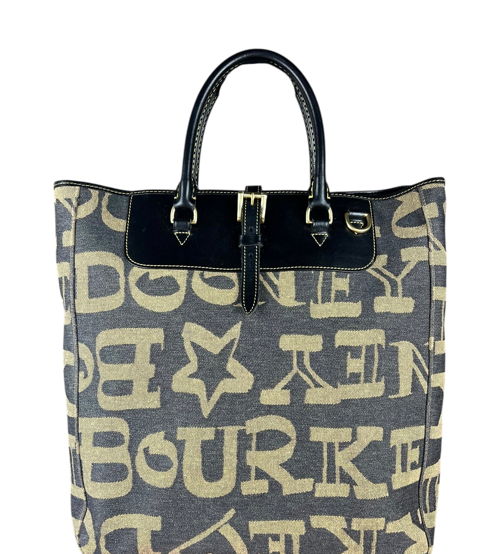 Dooney & Burke Vintage Canvas Logo Tote