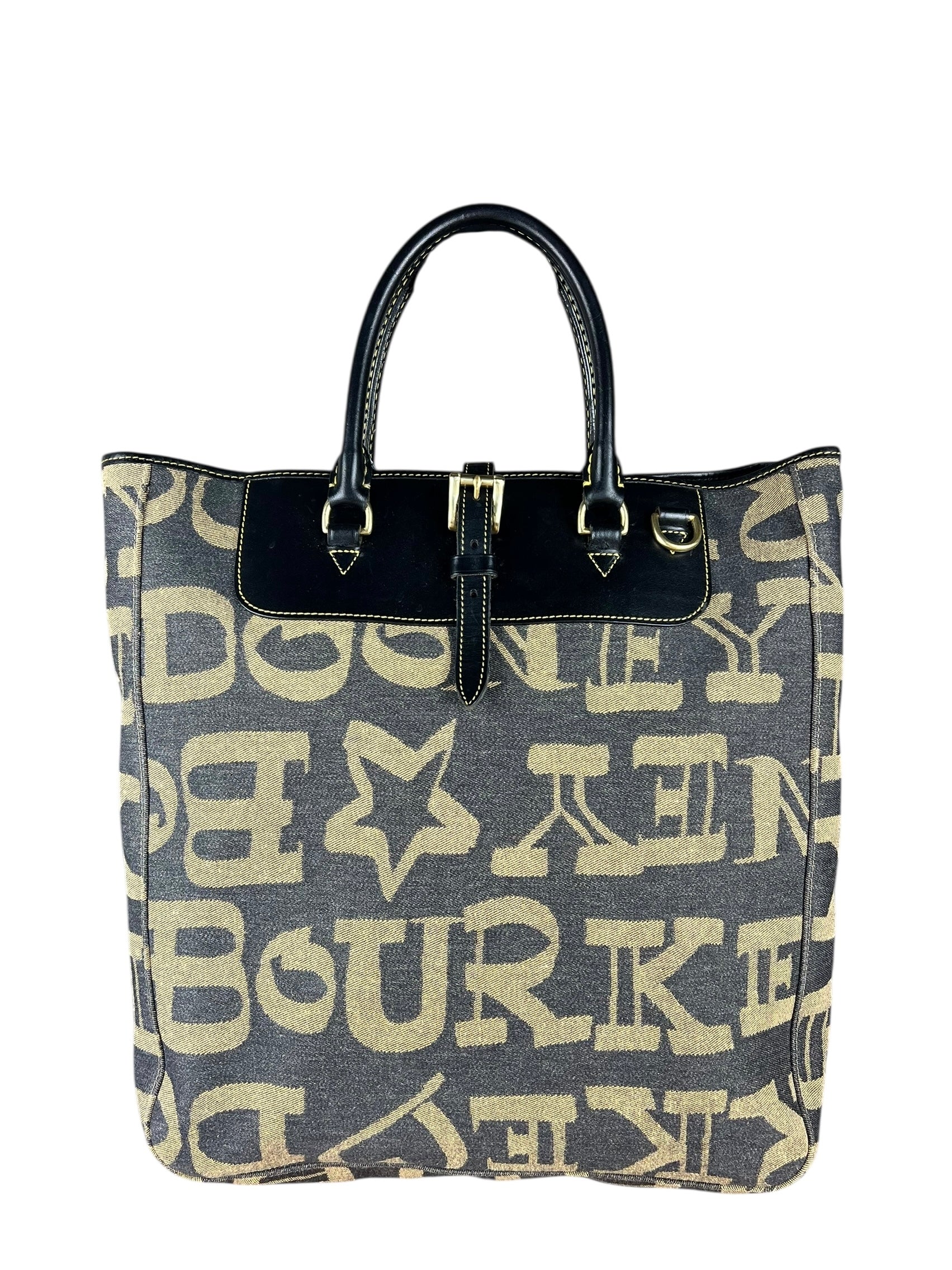 Dooney & Burke Vintage Canvas Logo Tote