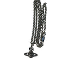 Vivienne Westwood Silver Bas Relief Pendant Necklace