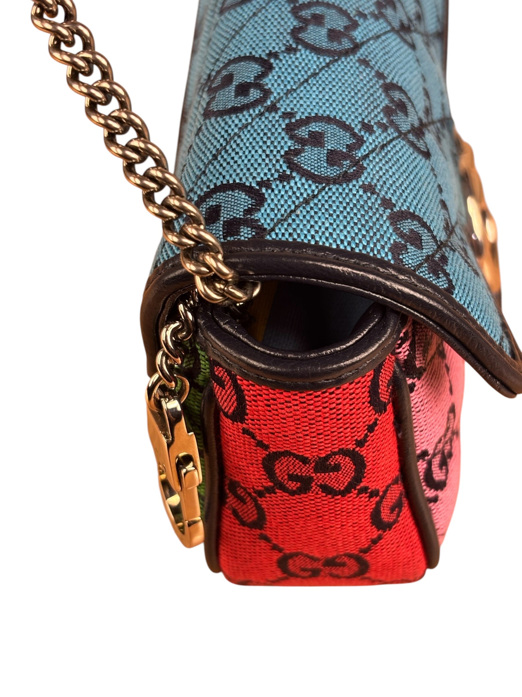 Gucci GG Multicolor Marmont Super Mini