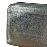 Louis Vuitton Vintage Suhali Silver Leather Zippy Wallet
