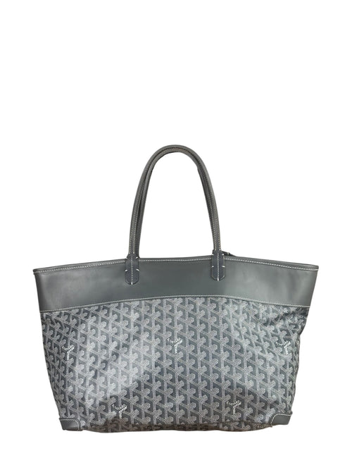 Goyard Grey Leather Bellechasse Medium Tote