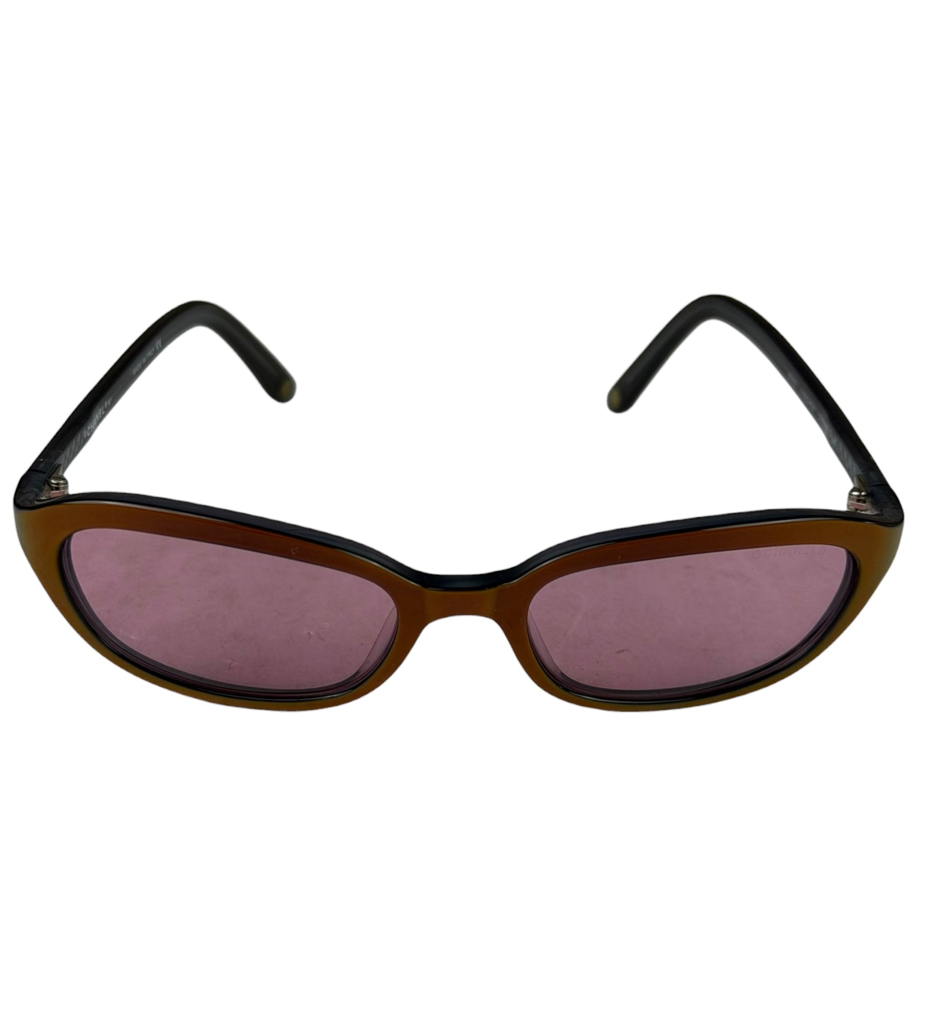 Chanel Vintage Pink Tinted Gradient Reading Sunglasses