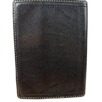 Coach Black Leather Passport Cover