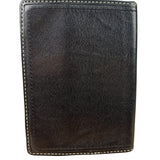 Coach Black Leather Passport Cover