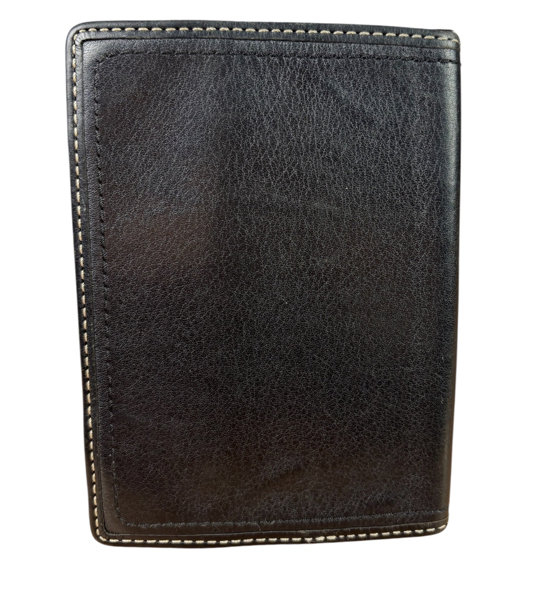 Coach Black Leather Passport Cover