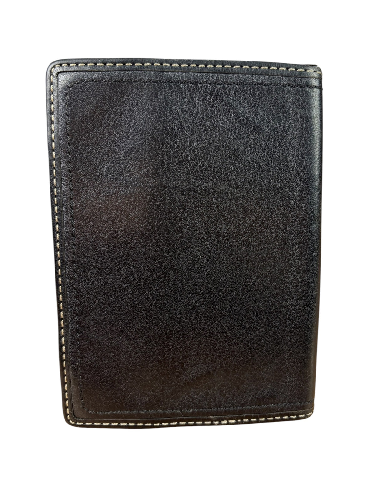 Coach Black Leather Passport Cover