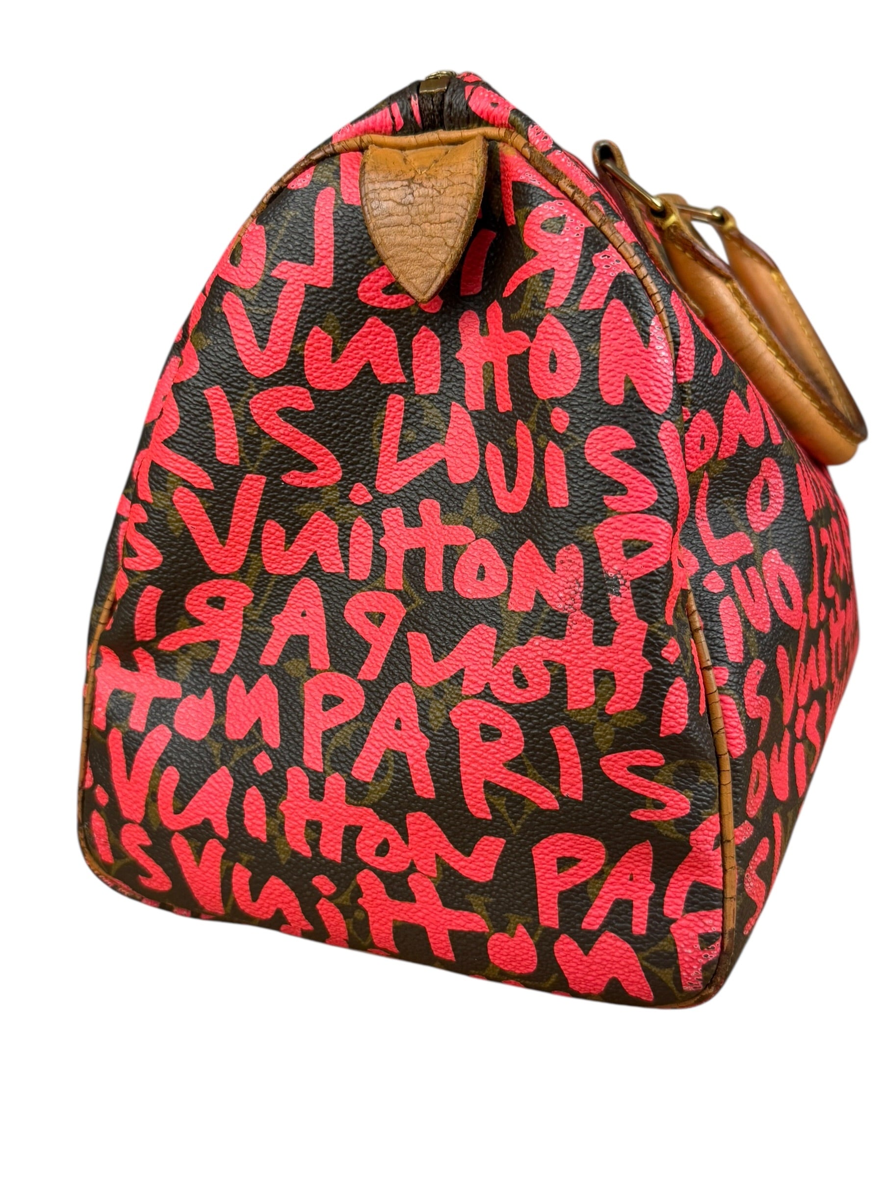Louis Vuitton x Stephen Sprouse Graffiti Speedy 30 Pink